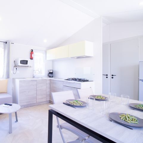 Stacaravan 6 personen - Mobile-Home BAIGURA**** 6 slaapplaatsen