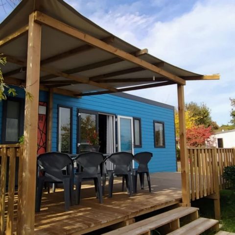 Stacaravan 8 personen - Mobile-Home IBANTELI**** 8 slaapplaatsen