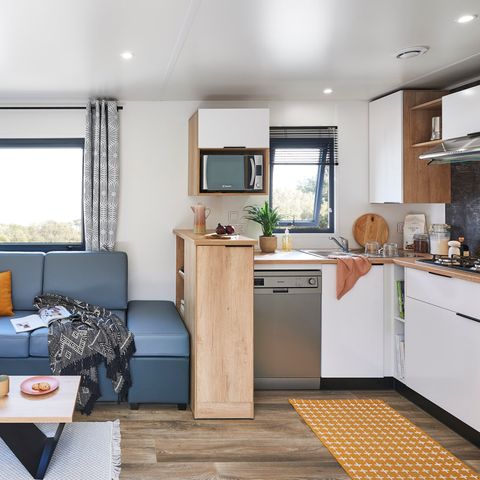 Stacaravan 6 personen - Stacaravan LUXE JARA met spa 6 personen