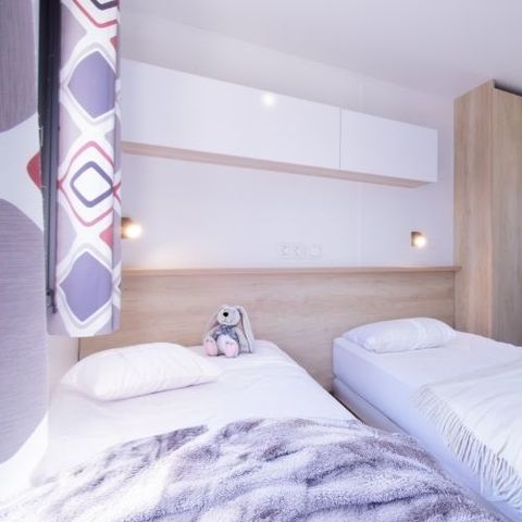 Stacaravan 4 personen - Stacaravan LUXE ANDIA met spa 4 personen