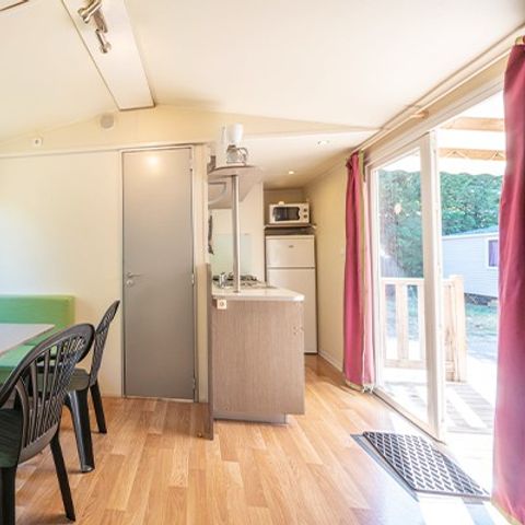 Stacaravan 6 personen - Comfort XL | 2 slaapkamers | 4/6 pers. | Verhoogd terras