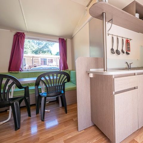 Stacaravan 6 personen - Comfort XL | 2 slaapkamers | 4/6 pers. | Verhoogd terras