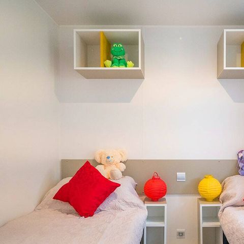 Stacaravan 5 personen - Mobile-home | Comfort | 2 Slaapkamers | 5 Pers. | Verhoogd terras | Airconditioning