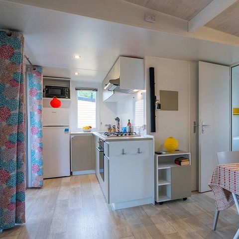 Stacaravan 5 personen - Mobile-home | Comfort | 2 Slaapkamers | 5 Pers. | Verhoogd terras | Airconditioning