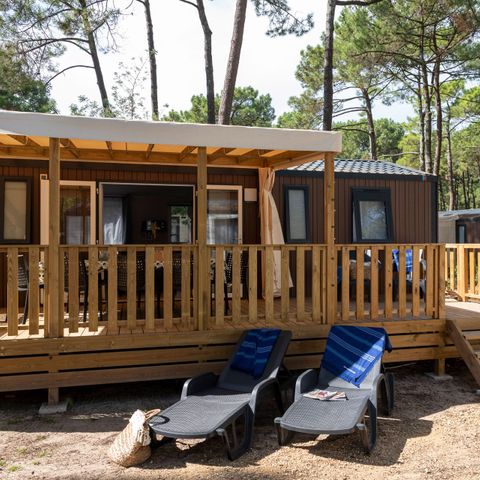 Stacaravan 8 personen - Tribu CONFORT Airconditioning.