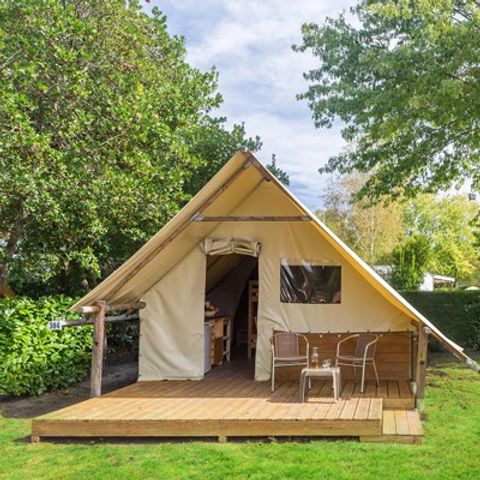 Safaritent 4 personen - Eco Lodge Tent | 2 Slaapkamers | 4 Pers. | Zonder badkamer