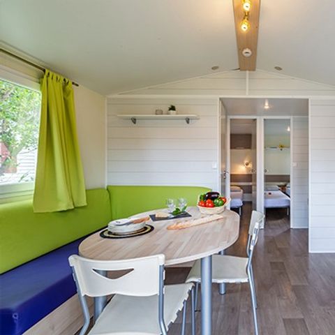 Stacaravan 4 personen - Klassiek | 2 slaapkamers | 4 pers. | Eenpersoons terras