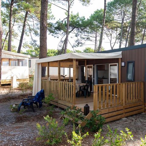 Stacaravan 6 personen - Bahia CONFORT heeft airconditioning...