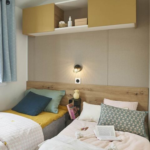 Stacaravan 6 personen - Bahia CONFORT heeft airconditioning...