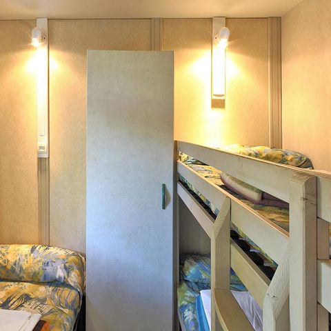 Chalet 5 personen - 5 plaatsen - 2 slaapkamers ( Airconditioning Tv Huishouden )