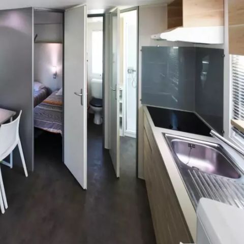 Stacaravan 4 personen - Mobile-Home 3 Kamers 4 Personen Airconditioning + TV