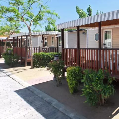 Stacaravan 6 personen - Mobile-Home 4 Kamers 6 Personen Airconditioning + TV