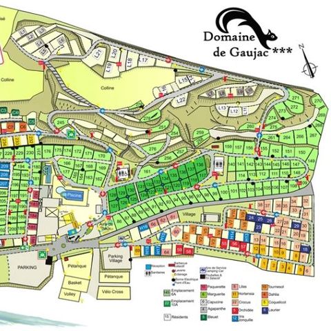 STAANPLAATS - Camping Elektriciteit 10A