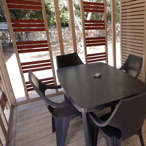 Chalet 4 personen - Houten 2 slaapkamers Airconditioning