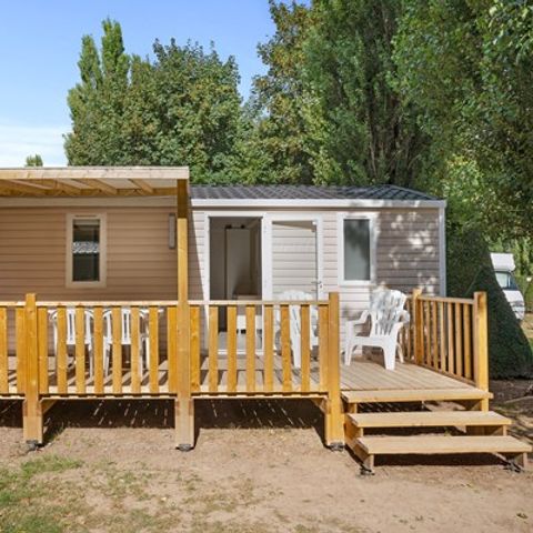 Stacaravan 6 personen - Classic XL | 2 slaapkamers | 4/6 pers. | Verhoogd terras