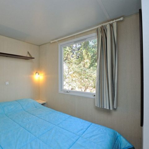 Stacaravan 2 personen - Klassiek | 1 Slaapkamers | 2 Pers. | Verhoogd terras | TV
