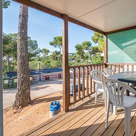 Stacaravan 4 personen - Klassiek | 2 slaapkamers | 4 pers. | Eenpersoons terras