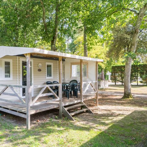 Stacaravan 6 personen - Mobile-home | Comfort | 3 Slaapkamers | 6 Pers. | Verhoogd terras | TV