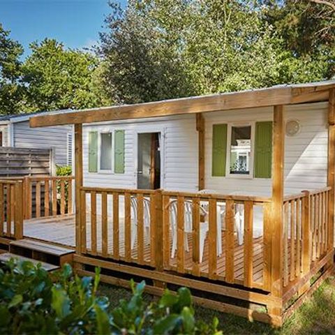Stacaravan 2 personen - Mobile-home | Klassiek | 1 Slaapkamers | 2 Pers. | Verhoogd terras | 1 badkamer | TV
