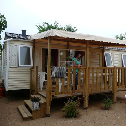 Stacaravan 6 personen - FAMILIEKAMER 2 slaapkamers