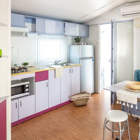 Stacaravan 6 personen - Klassiek | 2 Slaapkamers | 4/6 Pers. | Klein Terras
