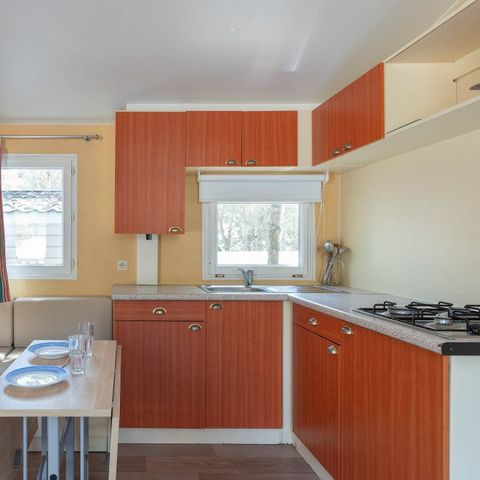 Stacaravan 6 personen - Mobile-home | Klassiek | 3 Slaapkamers | 6 Pers. | Verhoogd terras | 1 Badkamer | Airconditioning.