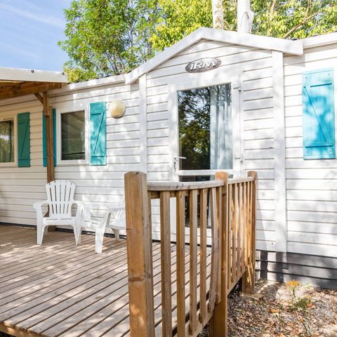 Stacaravan 6 personen - Stacaravan | Klassiek | 3 Slaapkamers | 6 Pers. | Verhoogd terras | Airconditioning.