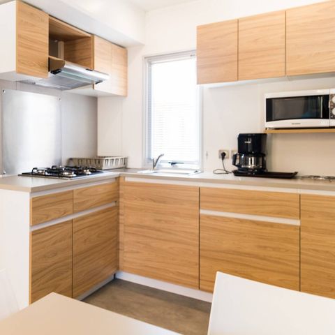 Stacaravan 4 personen - Stacaravan | Premium | 2 Slaapkamers | 4 Pers. | Klein Terras | Airconditioning | TV