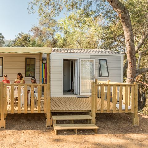 Stacaravan 6 personen - 3 slaapkamers Trio - CLIM