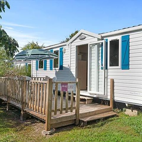 Stacaravan 6 personen - Mobile-home | Klassiek | 3 slaapkamers | 6 pers. | Overdekt verhoogd terras | 1 badkamer