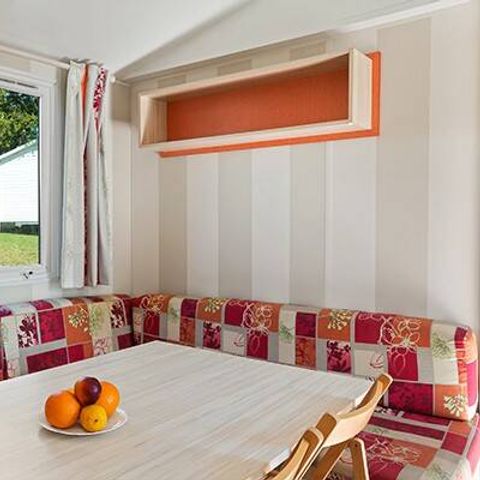 Stacaravan 6 personen - Mobile-home | Klassiek | 3 slaapkamers | 6 pers. | Overdekt verhoogd terras | 1 badkamer
