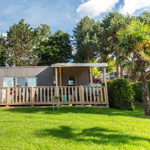 Stacaravan 6 personen - Mobile-home | Premium | 3 slaapkamers | 6 personen | Verhoogd terras | 1 badkamer | Airconditioning |