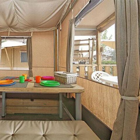 LODGE 5 personen - Super Lodge Tent | 2 Slaapkamers | 4/5 Pers.