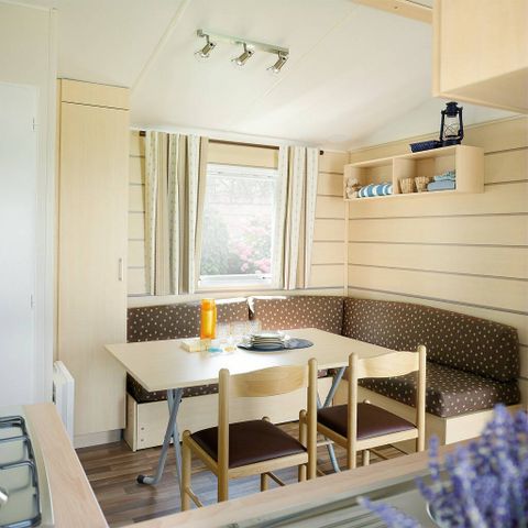 Stacaravan 6 personen - Stacaravan | Classic | 3 slaapkamers | 6 pers. | Terras met verhoogd dak, niet overdekt | Airconditioning.