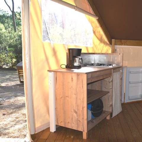 Safaritent 4 personen - TENTE LODGE - Les Yuccas | 4 pers. 2 sl.k.