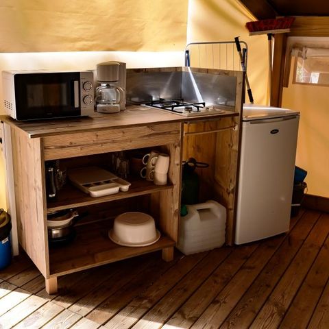 Safaritent 4 personen - TENTE LODGE - Les Yuccas | 4 pers. 2 sl.k.