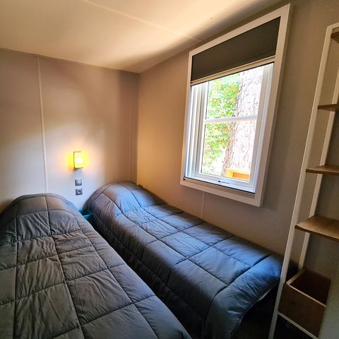 Stacaravan 8 personen - Cottage COTE JARDIN 40m² (3 kamers)