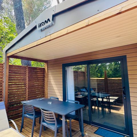 Stacaravan 4 personen - Cottage LILAS 25m² (2 kamers)