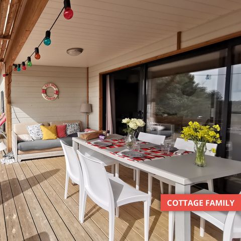 Stacaravan 8 personen - Cottage FAMILY 63m² (3 slaapkamers)
