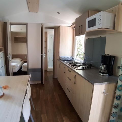 Stacaravan 5 personen - AZUR 24 m² - 2 slaapkamers