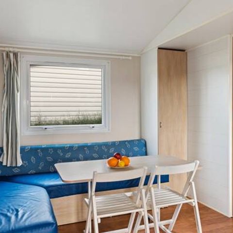 Stacaravan 6 personen - Mobile-home | Comfort | 3 slaapkamers | 6 pers. | Verhoogd terras | 1 badkamer