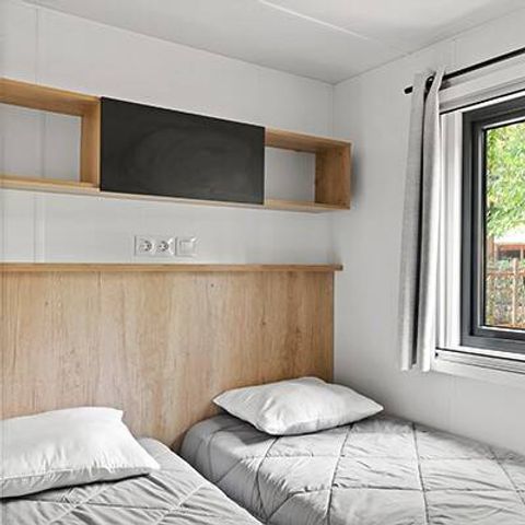 Stacaravan 6 personen - Ultimate | 3 slaapkamers | 6 pers | *Verhoogd terras* | 2 badkamers | Airconditioning | TV