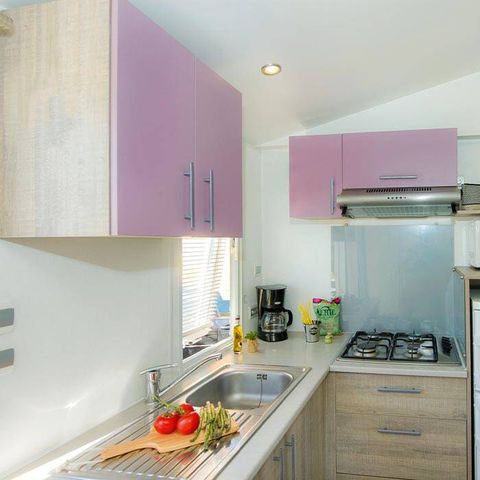 Stacaravan 4 personen - Stacaravan | Klassiek | 2 Slaapkamers | 4 Pers. | Verhoogd terras
