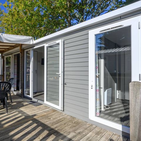 Stacaravan 4 personen - Stacaravan | Ultimate | 2 slaapkamers | 4 pers | Verhoogd terras | 2 badkamers | Airconditioning | TV