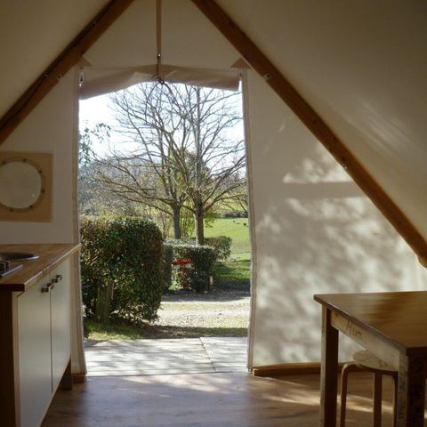 Safaritent 4 personen - COSY TRAPPER Zonder sanitair