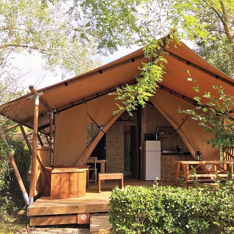 Safaritent 4 personen - LODGE SAFARI WOODY