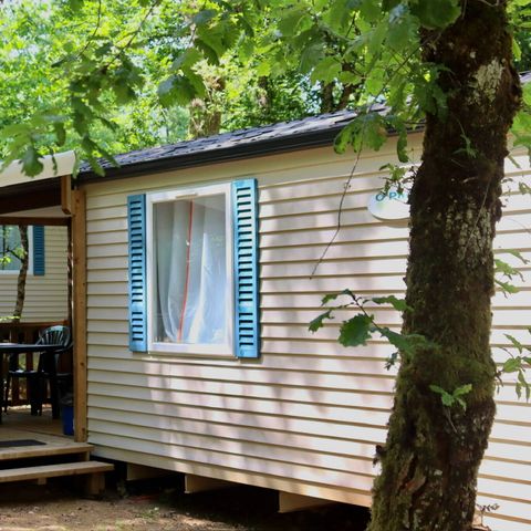 Bungalow 4 personen - Stacaravan | Klassiek | 2 Slaapkamers | 4 Pers. | Single terras