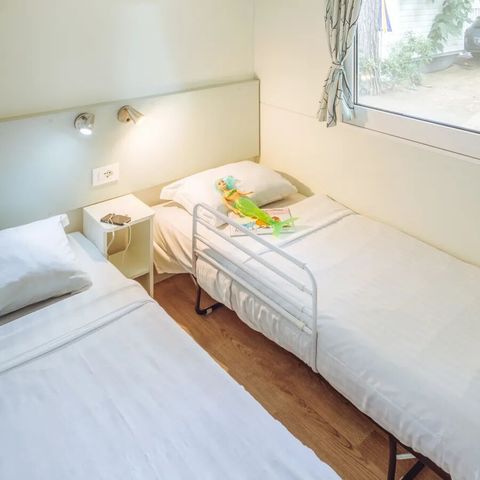 Stacaravan 4 personen - Premium 2 kamers Lounge