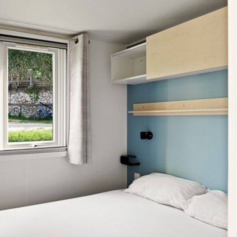 Stacaravan 4 personen - Comfort | 2 Slaapkamers | 4 Pers | Verhoogd terras | Airconditioning