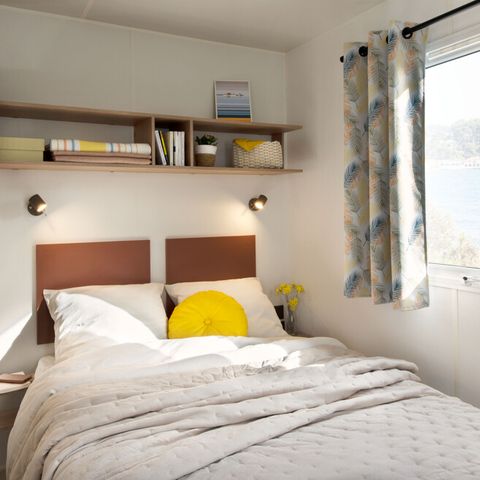 Stacaravan 7 personen - Familie - XL 39 m² - Airconditioning